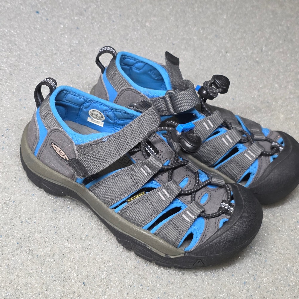 Keen Newport H2 Kids Gray Blue Water Sandals Shoes Size 1 US 1022839
